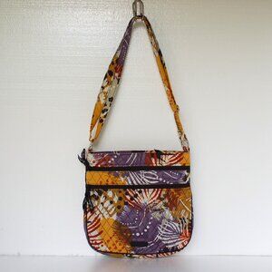 Vera Bradley Painted Feathers Crossbody Bag Retired Fall 2016